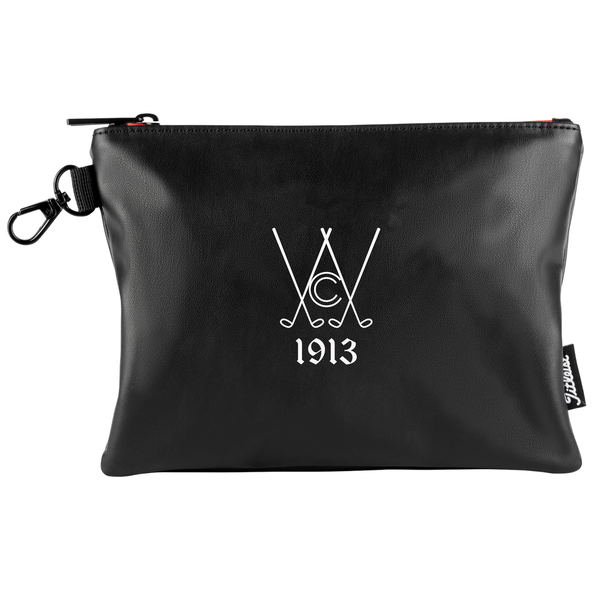 Titleist ブラック ショルダーバッグ Titleist Professional Zippered Pouch | Custom Leather