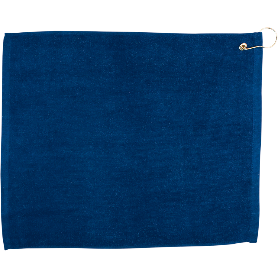 Custom Golf Towel 15x18 | Corporate Branded Velour Towel with Custom Golf Towel 15x18 | Corporate Branded Velour Towel with