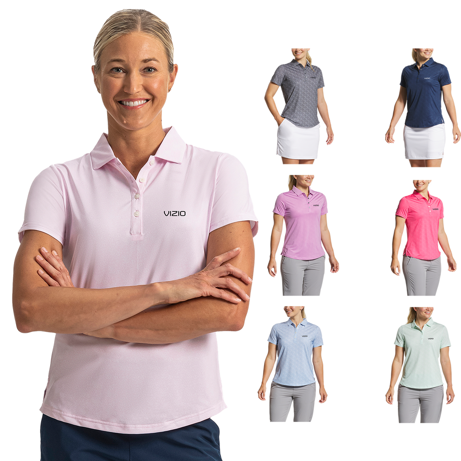 FootJoy Women's Speckle Print Shirt | Custom Golf Polo – Gold Bond