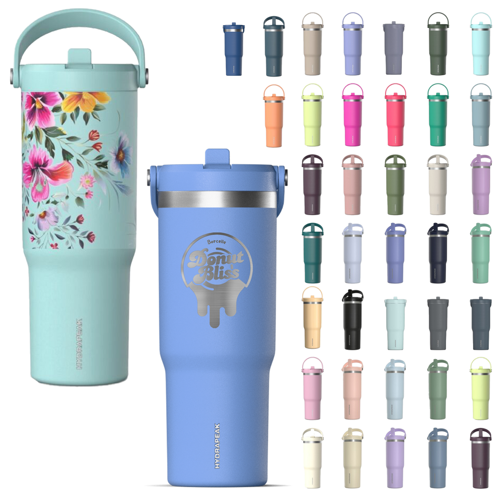 HPNOMAD32-FD - 32 Oz. Hydrapeak Insulated Stainless Travel Tumbler HPNOMAD32-FD - 32 Oz. Hydrapeak Insulated Stainless Travel Tumbler