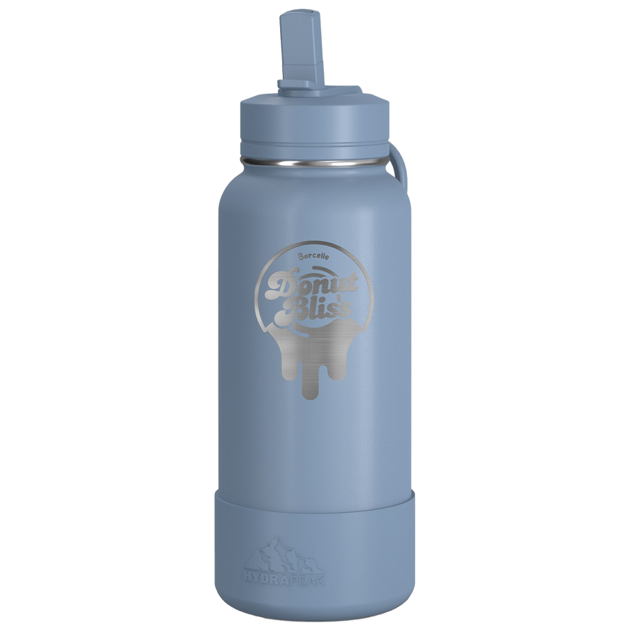HPSPORTBOOT32-FD - 32 Oz. Hydrapeak Insulated Water Bottle w/Straw