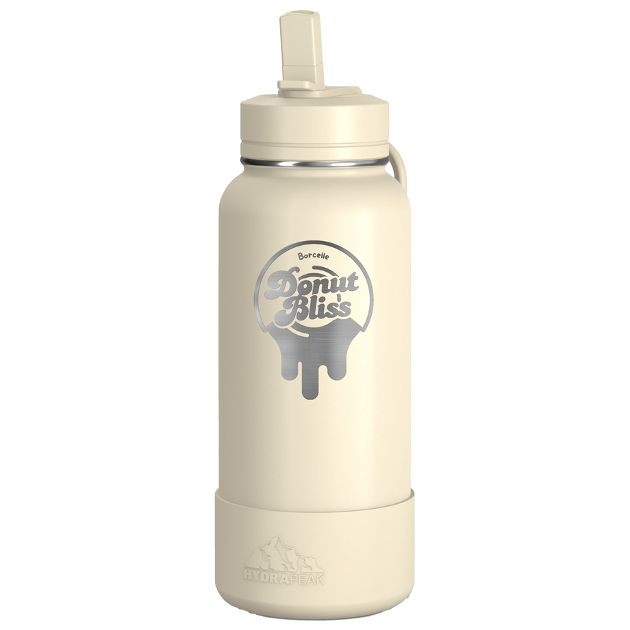 HPSPORTBOOT32-FD - 32 Oz. Hydrapeak Insulated Water Bottle w/Straw