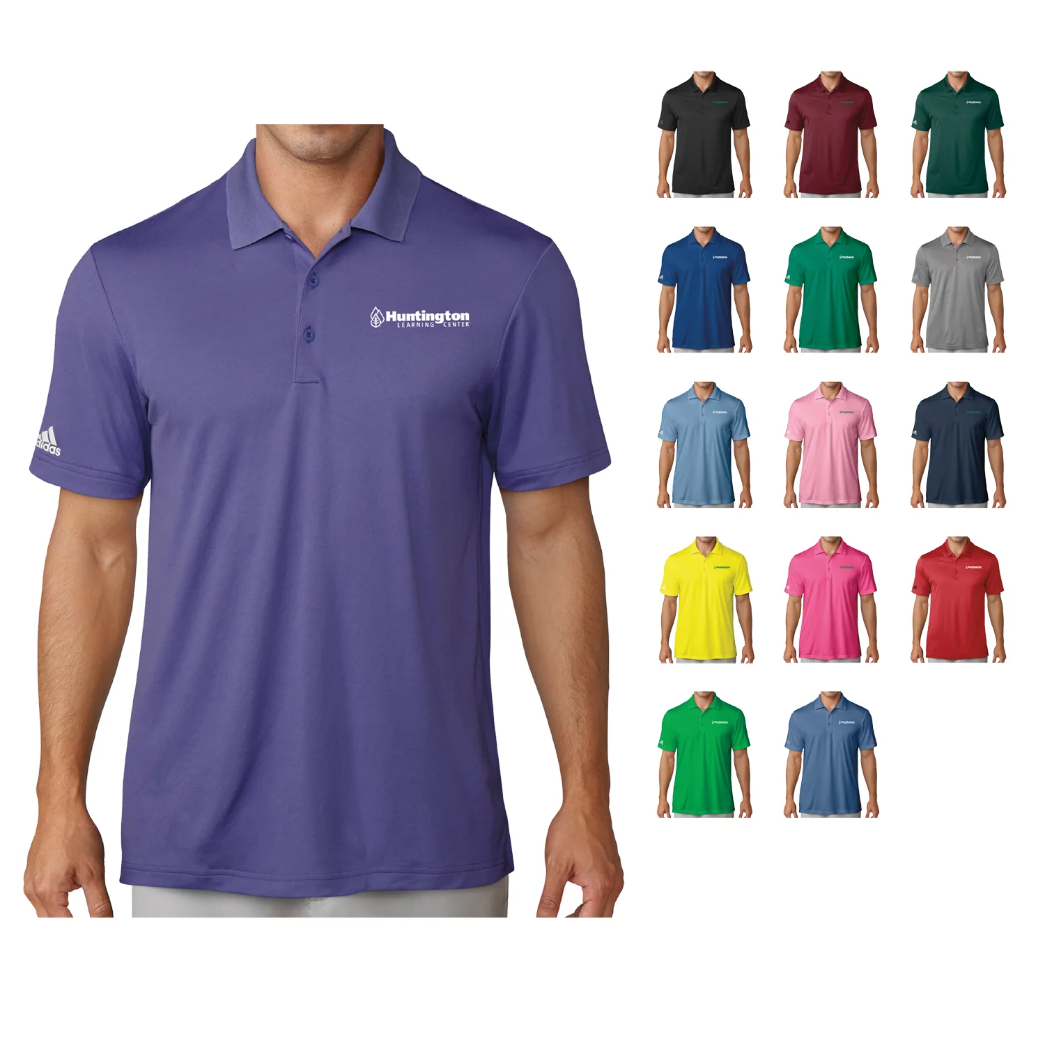 Adidas Performance Polo | Custom UPF 50+ Golf Shirt | Branded