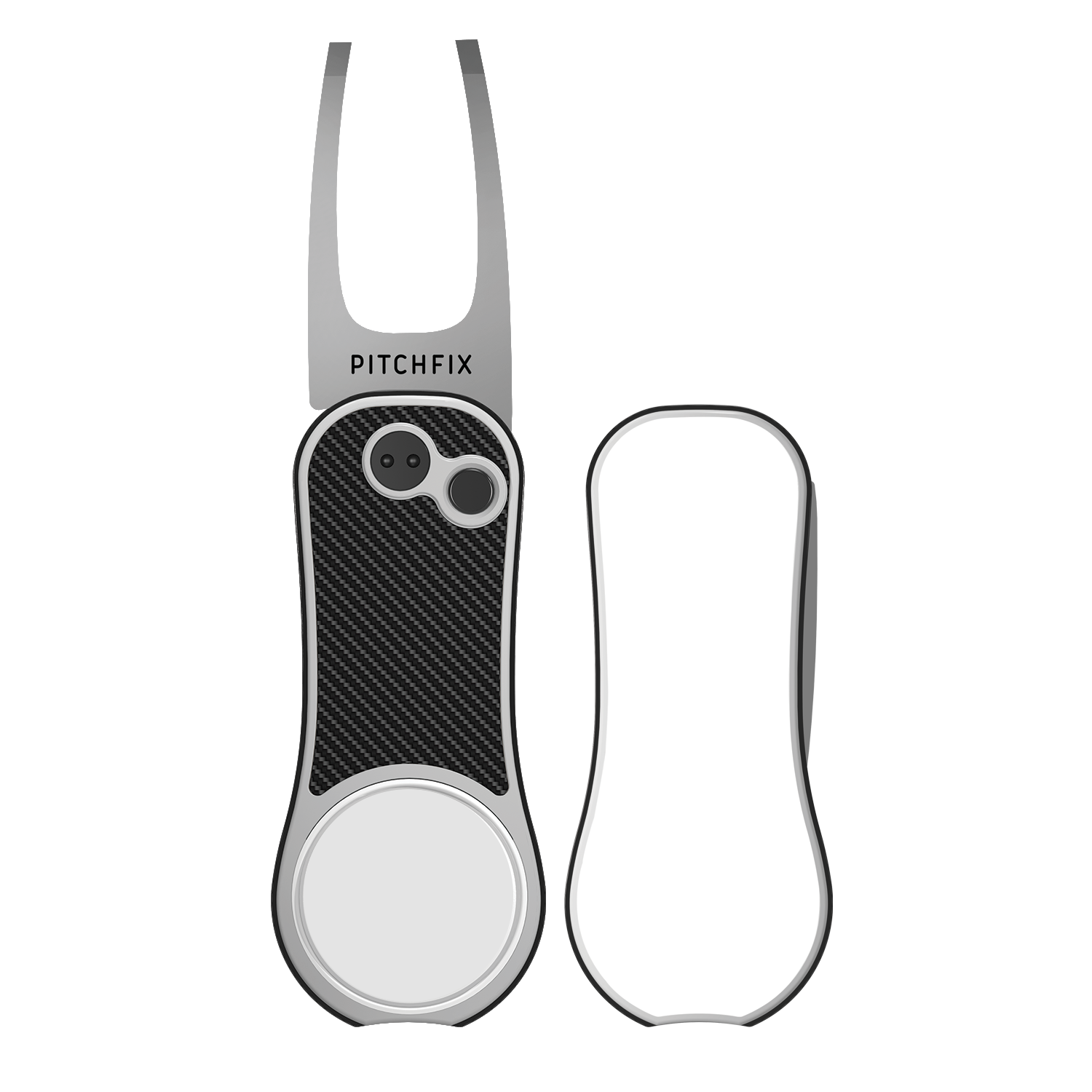 Custom Pitchfix XL Divot Tool with Ball Marker | Branded Golfers Custom Pitchfix XL Divot Tool with Ball Marker | Branded Golfers