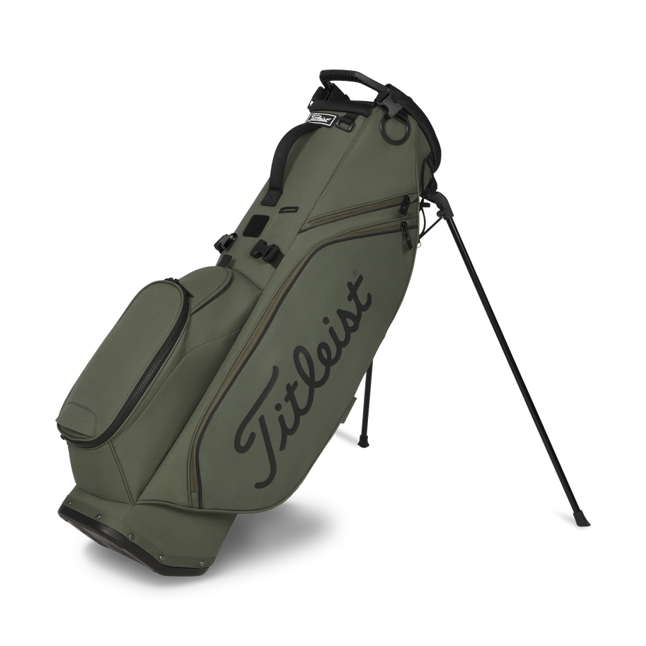 送料無料/美品　大型高級Titleist エナメルゴルフバッグ オフホワイト Titleist Players 4 Stand Bag | Custom Lightweight Golf Carry Bag