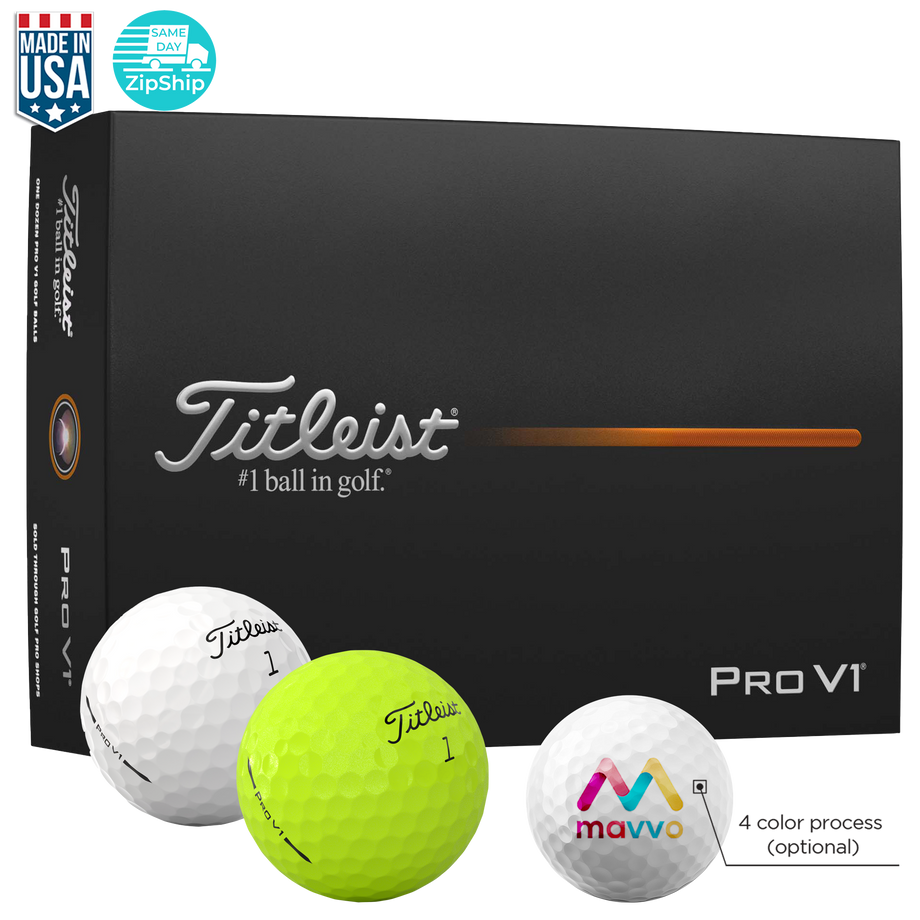 PV1 - Personalized Pro V1 Golf Balls | Titleist Pro V1 with Logo