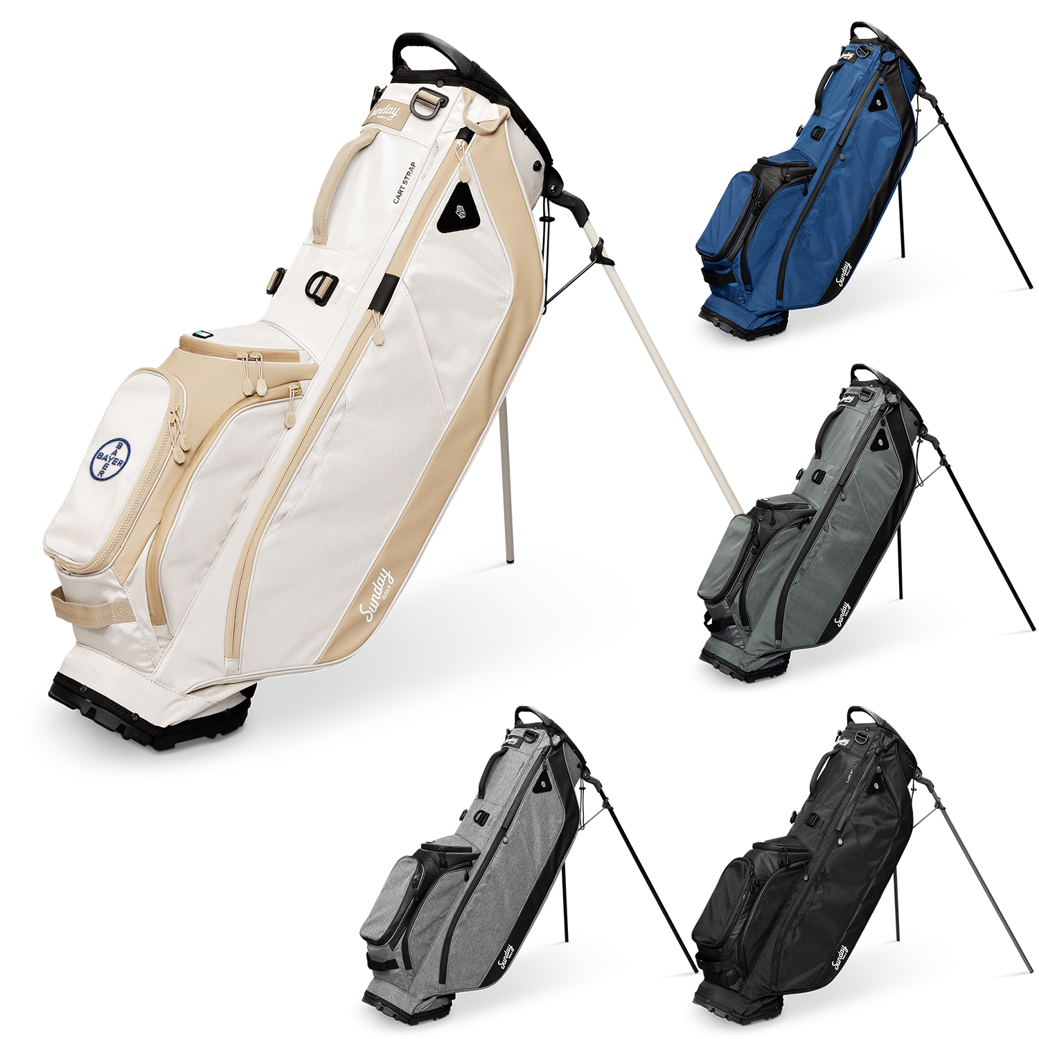 バッグ FCRB 22AW  SELF STAND GOLF BAG Sunday Golf Ryder23 Stand Bag | Custom Full-Feature Golf Carry Bag