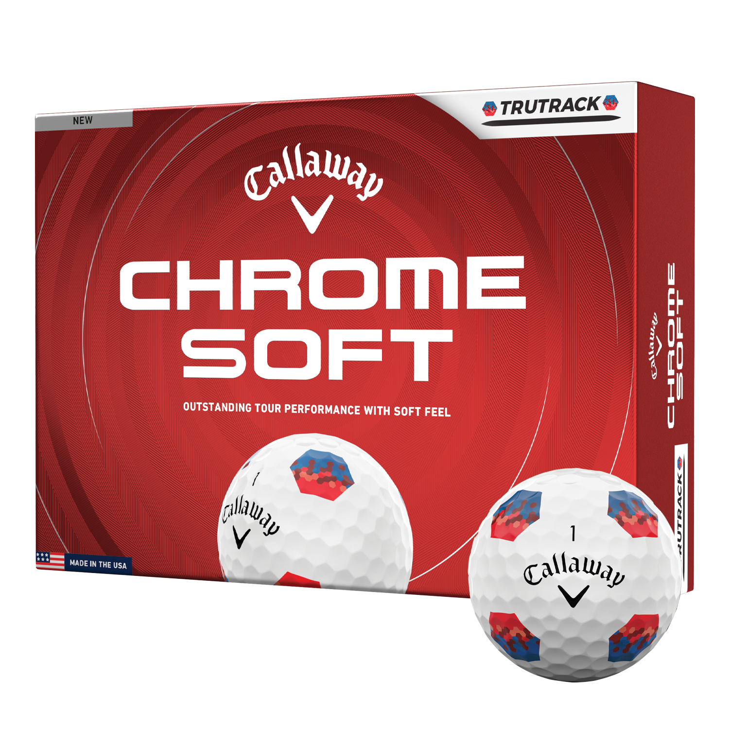 TRUTRACK-FD - Callaway Chrome Soft Tru Track Golf Balls – Gold TRUTRACK-FD - Callaway Chrome Soft Tru Track Golf Balls – Gold