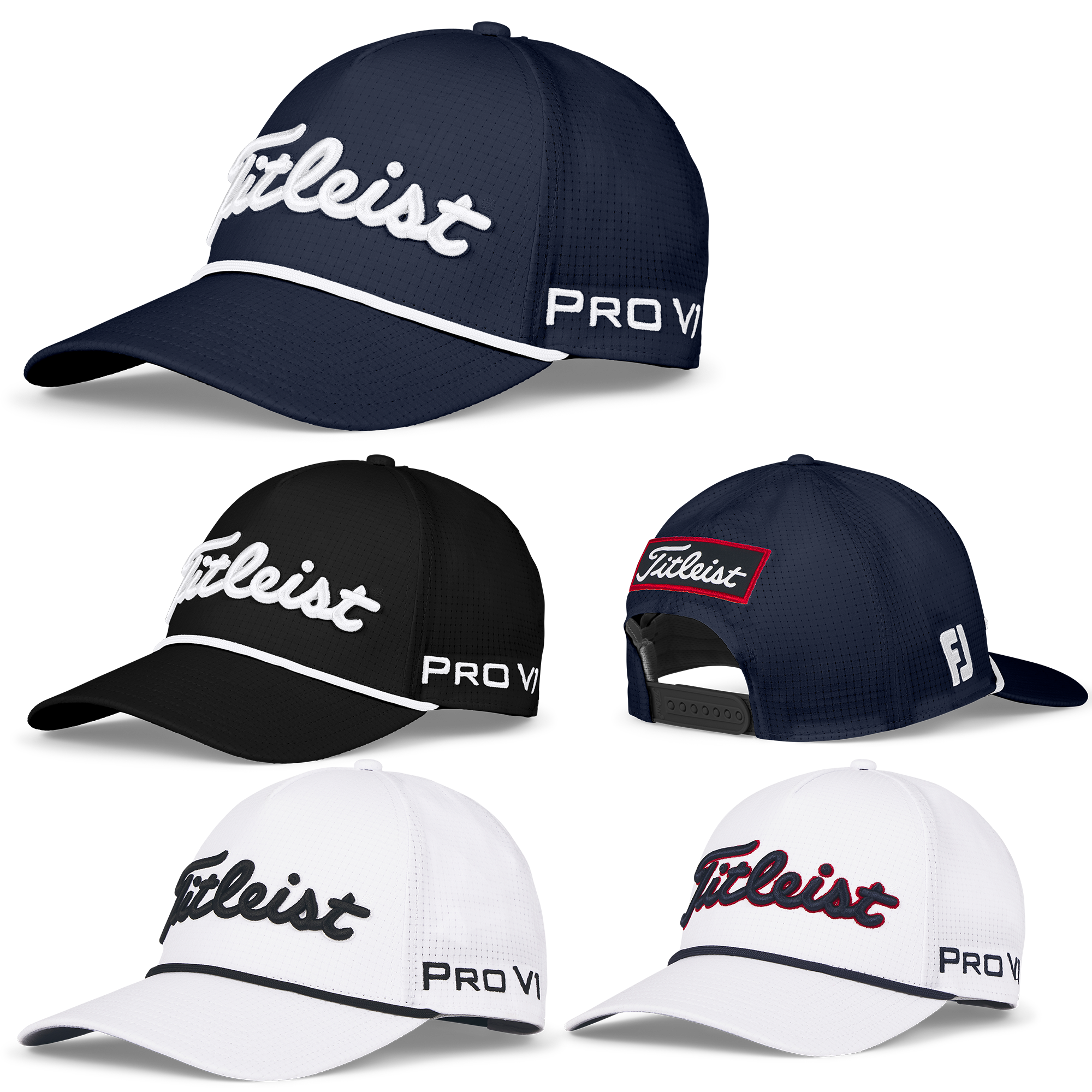 Titleist Tour Rope Hat Custom Branded Golf Cap with UPF 50+